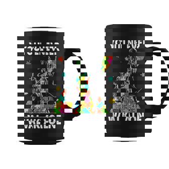 Autism Mom You Will Never Walk-Alone Support Autism Daughter Coffee Mug - Thegiftio UK