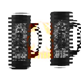 Autism Skeleton Guns FireBones Ghost Guns Halloween Graphic Print Coffee Mug - Monsterry