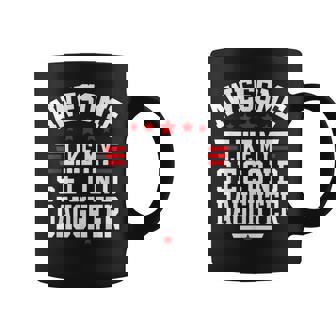 Awesome Like My Second Daughter 2nd Mom Dad Sayings Graphic Print Coffee Mug - Monsterry