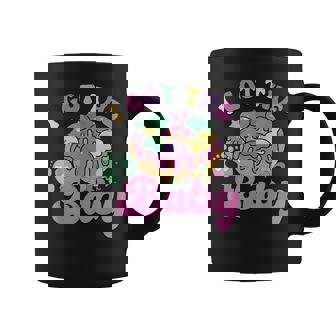 I Got The Baby Pregnancy Announcement Mardi Gras Coffee Mug - Seseable