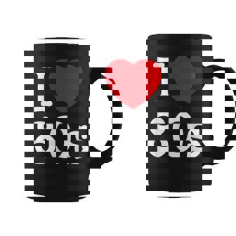 Back To 80'S Intage Retro I Love 80'S Graphic Taza de café - Regaloses