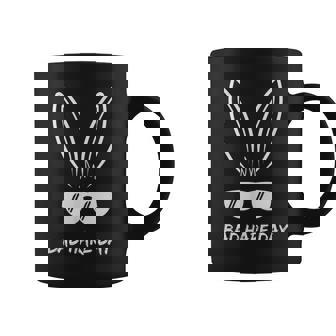 Bad Hare Day Bunny Rabbit Glasses Cool Meme Pun Graphic Print Coffee Mug - Monsterry