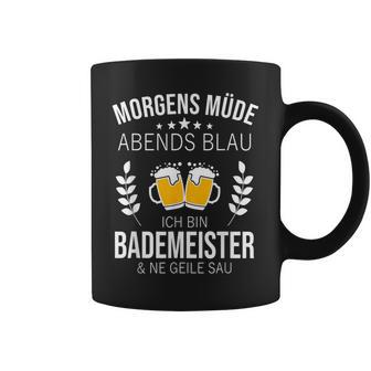 Bademeister Idea Swimming Pool Beer Sayings S Tassen - Geschenkecke