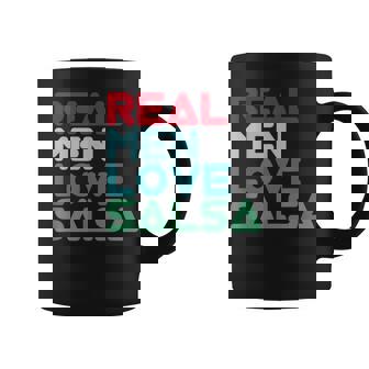 Bailarín De Salsa Compañero De Baile Los Hombres Reales Aman Taza de café - Regaloses