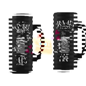Bakery Cake Lover Just A Girl Who Loves Cake Graphic Print Coffee Mug - Monsterry
