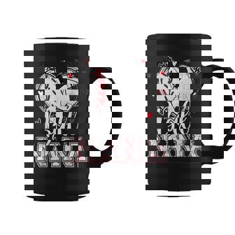 Ball Nana Baseball Soccer Heart Nana Of Both Coffee Mug | Seseable CA