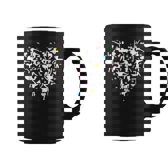 Ballerina Dancer Heart Valentines Day Teacher Dancing Dancer Coffee Mug - Monsterry