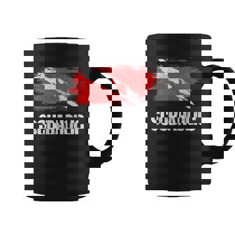 Bandera Buceadora Para Amantes Del Buceo Taza de café - Regaloses