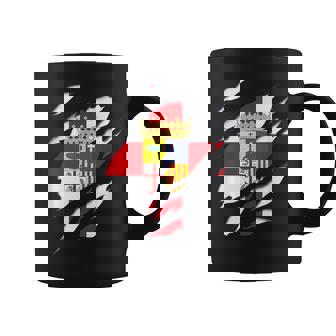 Bandera Zaragoza Provincia Efecto Tridimensional 3D Aragon Taza de café - Regaloses