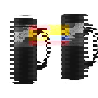 Banderas De España Y Colombia Español Colombiano Taza de café - Regaloses
