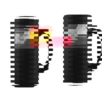 Banderas De España Y Polonia Polaco Español Polaco Taza de café - Regaloses
