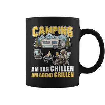 Barbecue And Chillen Camper Saying Caravan Camping Tassen - Geschenkecke