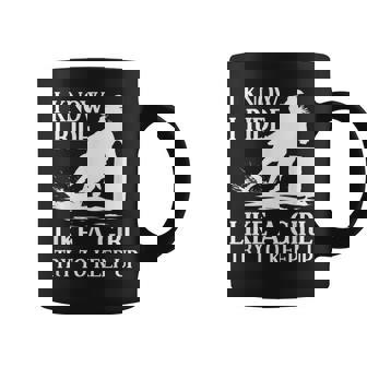 Barrel Racing Art For Women Girls Cowgirl Barrel Racer Graphic Print Coffee Mug - Monsterry