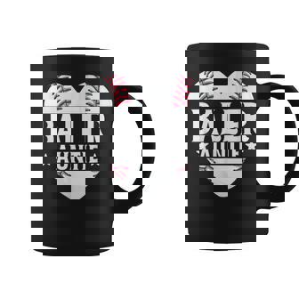Baseball Aunt Baller Auntie Mother's Day Mom Women Coffee Mug - Seseable
