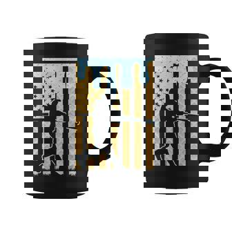 Baseball Drip Boys Dripping Ice Cream Baseball American Flag Coffee Mug - Monsterry