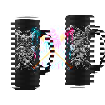 Baseball Drip For Boys Ice Cream Drip Youth Boys Baseball Graphic Print Coffee Mug - Monsterry