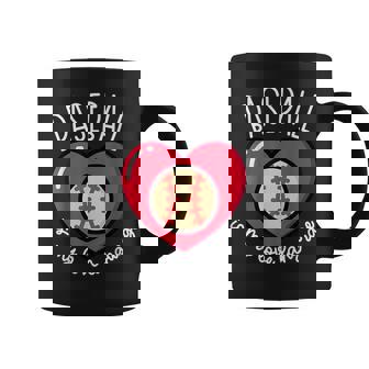 Baseball Is My Love Language Fan Graphic Print Coffee Mug - Monsterry