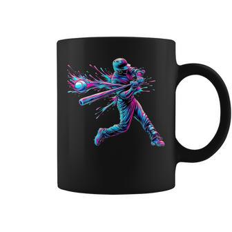 Baseball Player Drip Ice Cream Boys & Cool Baseball Coffee Mug - Thegiftio