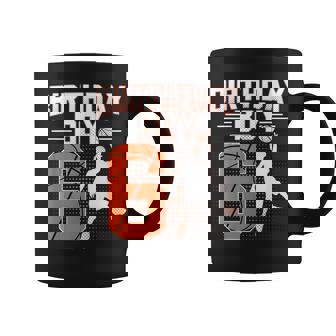 Basketball Birthday Boy 6Th Birthday 6 Years Old Birthday Coffee Mug - Monsterry