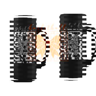 Basketball Sister Vintage Sport Lover Sister Mothers Da Coffee Mug | Mazezy