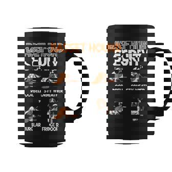 Basset Hound Dog Doglover Security And Protect Graphic Print Coffee Mug - Monsterry