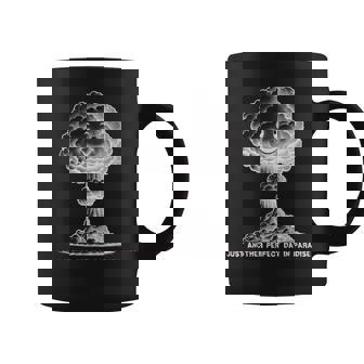 What A Beautiful Day Explosion Just Another Perfect Day In Paradise Explosion Sarcastic Graphic Print Coffee Mug - Monsterry