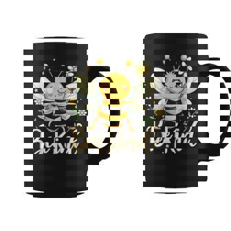 Bee Kind Cute Bee With Flower Kindness Coffee Mug - Monsterry
