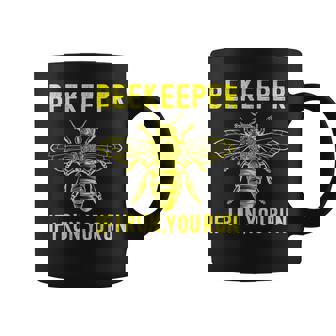 Beekeeper If I Run You Run Apiarist Beekeeping Graphic Print Coffee Mug - Monsterry