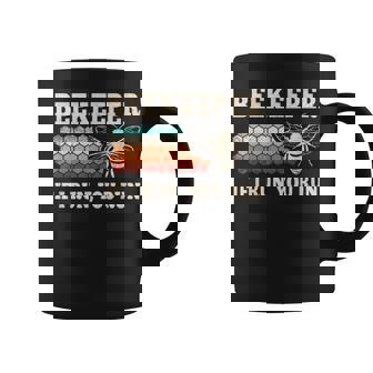 Beekeeper If I Run You Run Bee Beekeeping Men Women Graphic Print Coffee Mug - Monsterry