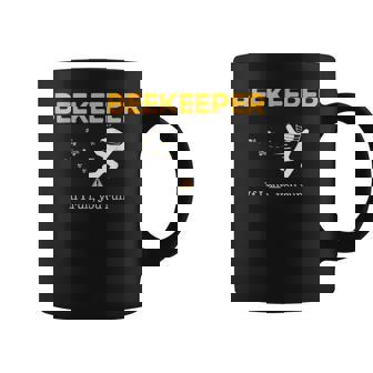 Beekeeper If I Run You Run Beekeeping Bee Hive Owner Graphic Print Coffee Mug - Monsterry