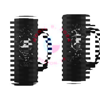 Belton Texas Solar Eclipse Totality April 8 2024 TX Flag Graphic Print Coffee Mug - Monsterry