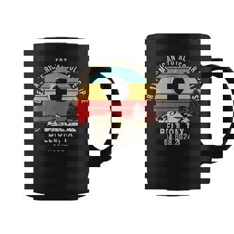Belton TX Texas Total Solar Eclipse 2024 Graphic Print Coffee Mug - Monsterry