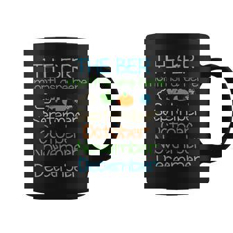 The Ber Months Are Here September October November December Graphic Print Coffee Mug - Monsterry