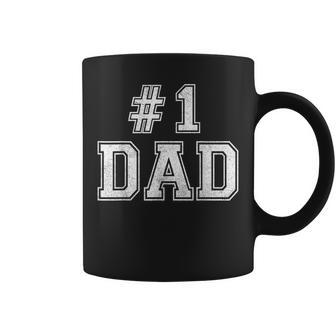 Best Dad For Men Fathers Day Number One Dad Coffee Mug - Monsterry