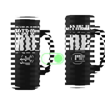 Best Dog Mum Mode On Best Dog Mum Mode On Taza de café - Regaloses