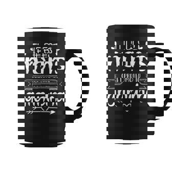 The Best Moms Get Promoted To Grandma Mom Coffee Mug - Seseable