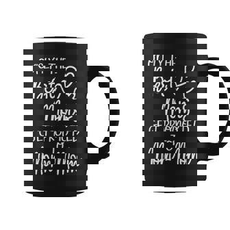 The Best Moms Get Promoted To Mom-Mom For Special Grandma Coffee Mug - Seseable