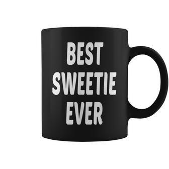 Best Sweetie T-Shirt Tee For Men & Women Graphic Print Coffee Mug - Monsterry