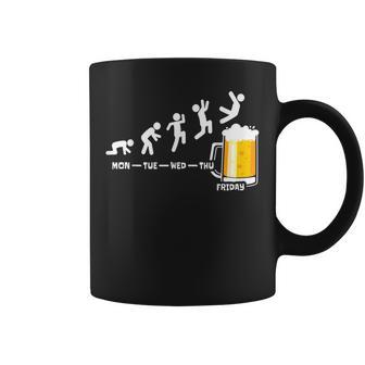 Bière Semaineendredi Week-End Fin De La Biere Cadeau Tasse - Cadeauxyz