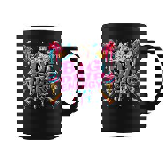 Big Drip Energy Baseball Drip Ice Cream Sprinkles Coffee Mug - Monsterry