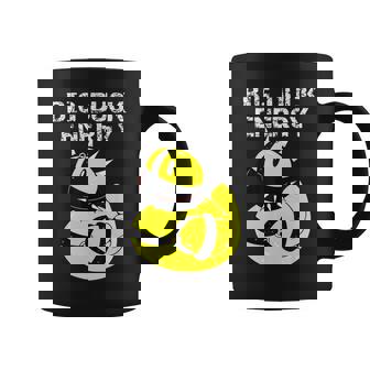 Big Duck Energy Cute Naughty Rubber Duckie Rubber Duck Graphic Print Coffee Mug - Monsterry
