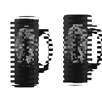 Bigfoot In The Forest Sasquatch Bigfoot Moon Coffee Mug - Thegiftio UK