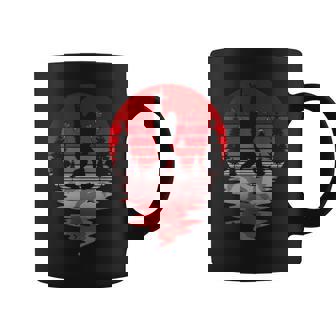 Bigfoot Heart Valentines Day Boys Love Sasquatch Coffee Mug - Monsterry