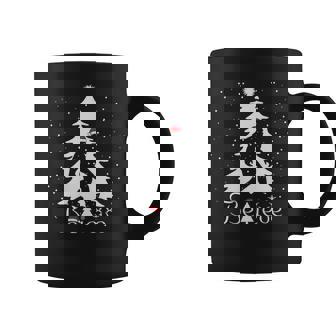 Bigfoot Sasquatch Yeti Believe Santa Hat Christmas Pajamas Graphic Print Coffee Mug - Monsterry