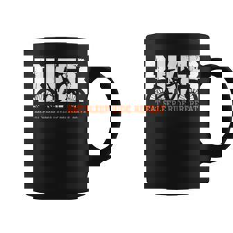 Biker Eat Sleep Ride Repeat Mountainbike Bicicleta Mtb Taza de café - Regaloses