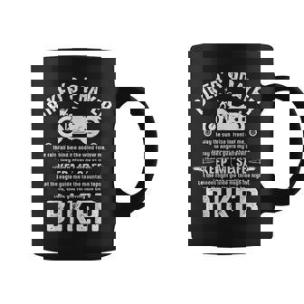 Biker's Prayer Vintage Motorcycle Biker Motorcycling Biking Graphic Print Coffee Mug - Monsterry