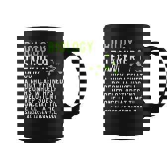 Biology Teacher Biology Student Science Lover Biologist Graphic Print Coffee Mug - Monsterry