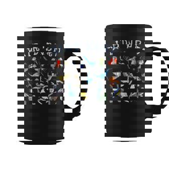 Bird Watching Nerd Birdwatching Birds Lover Cute Graphic Print Coffee Mug - Monsterry