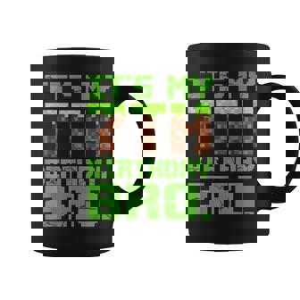 Birthday Boy It's My 7Th Birthday 7 Year Old Gamer Pixel Coffee Mug | Seseable UK