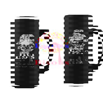 Bisous French Kisses For Valentine's Day Romantic Lover Premium Graphic Print Coffee Mug - Monsterry